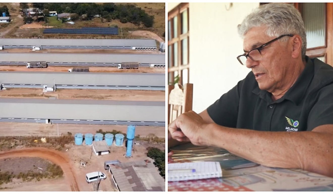 Didácio Milhomens - avicultor ex-piloto de avião